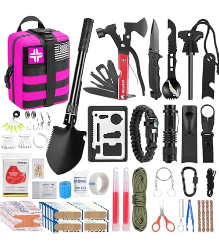 Amazon.com : ABPIR 170 PCS Survival Kits, Survival First Aid Kit